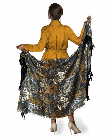 Палантин Унисекс W.FR240-PERSE/GRIS